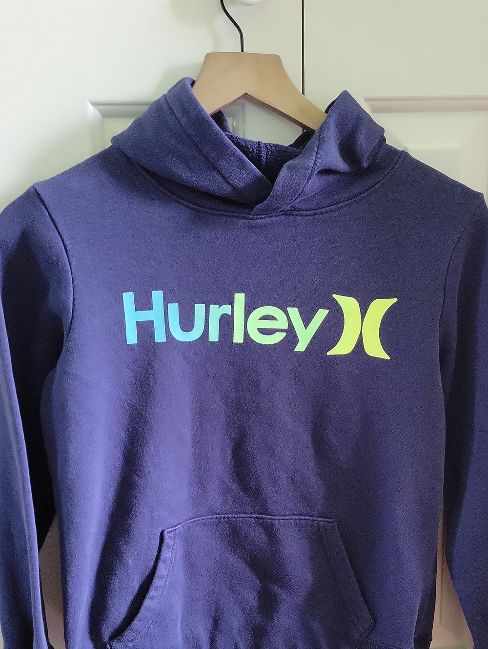 Hurley Navy Pullover Hoody Boys 10/12